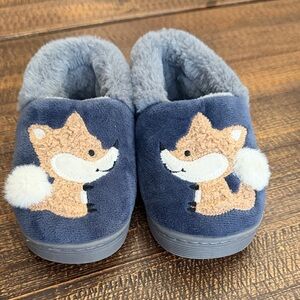 Cozy Blue Plush Slippers